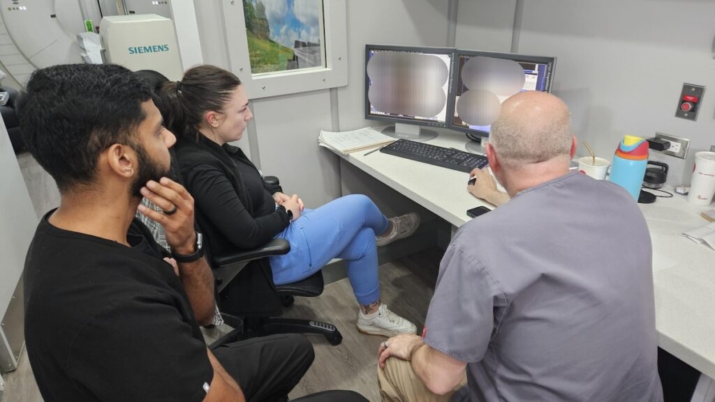 AMP staff reading results